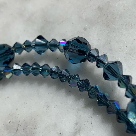 Navy Swarovski Crystal Bracelet - Picture 2 of 13